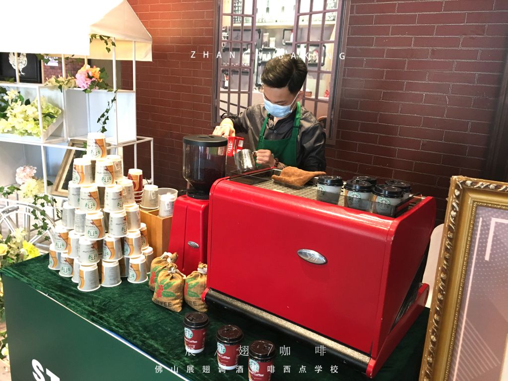 金融街小鎮咖啡拉花實踐